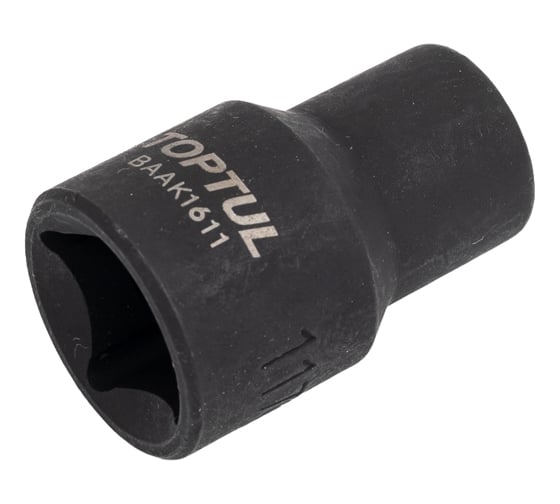 Головка для поврежденных болтов и гаек 11 мм, 1/2"DR TOPTUL BAAK1611 1