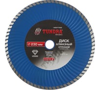 Диск алмазный отрезной (230х22 мм; TURBO Extra; сухой рез) TUNDRA 1857760