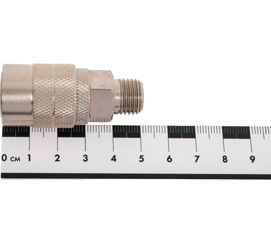 Адаптер с запорным клапаном 1/4" на шланг-пистолет FIT IT 81114