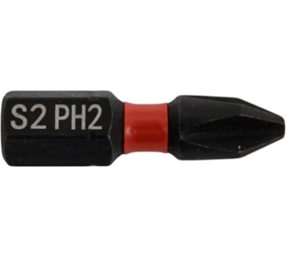 Бита ударная Impact PH2, 25 мм, S2, 1 шт SGS 6325-PH2-IB