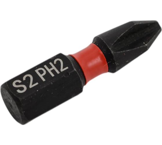 Бита ударная Impact PH2, 25 мм, S2, 1 шт SGS 6325-PH2-IB