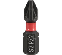 Бита ударная Impact PZ2, 25 мм, S2, 1 шт SGS 6325-PZ2-IB