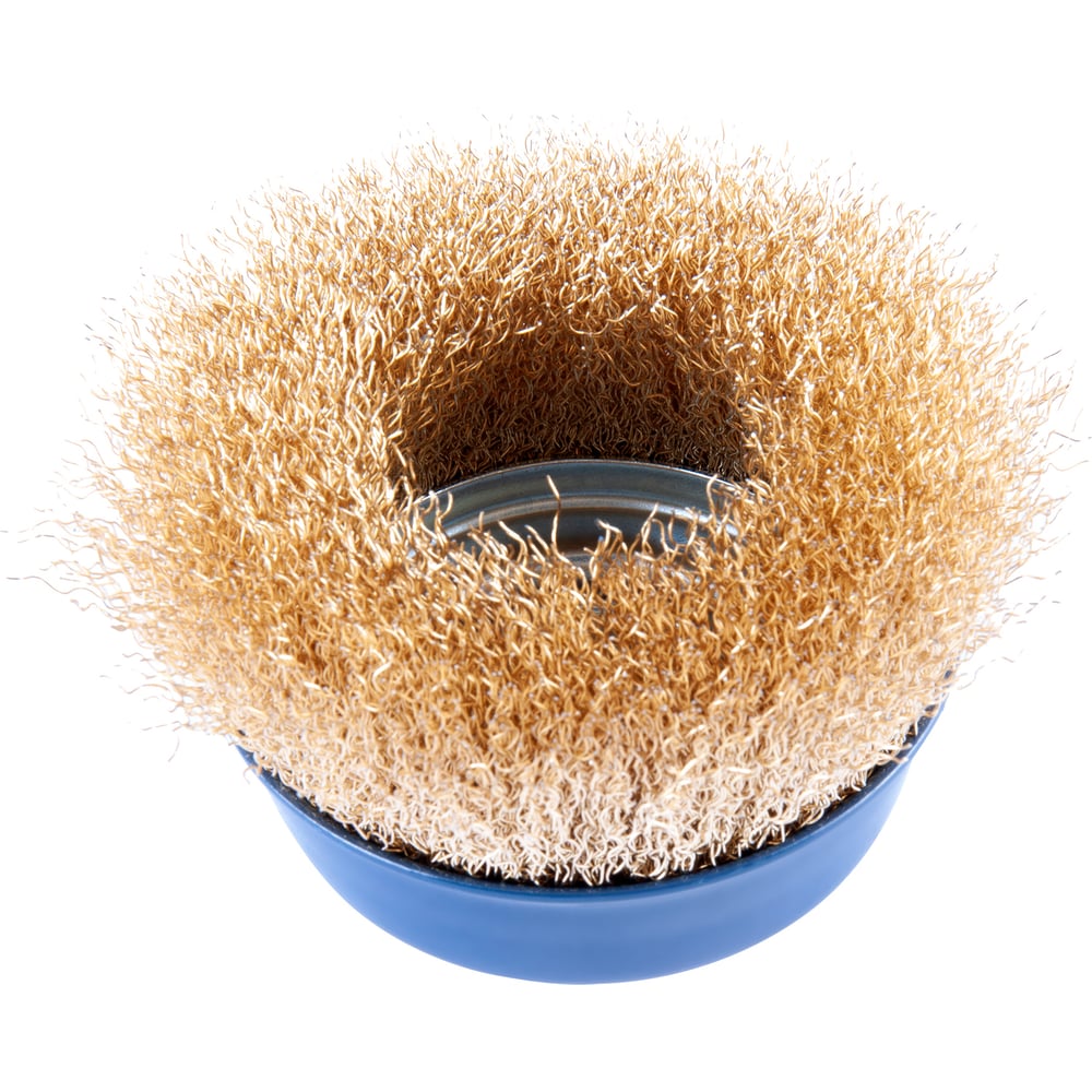 Кордщетка латунная для УШМ 100 мм MONOGRAM 107-097 - выгодная цена ...