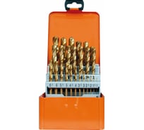 Набор сверл спиральных (25 шт; 1-13 мм; шаг 0.5 мм; HSS-TiN) PROJAHN 60395