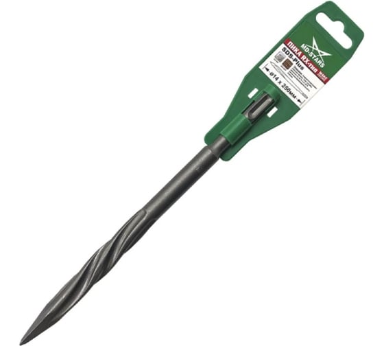 Пика самозатачивающаяся RХ-ТИП 14х250 мм, SDS-Plus MD-STARS MD-ZUBRX14*250