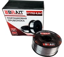 Проволока порошковая E71TGS 0.8 мм, 1 кг BRAIT 18.02.087.043