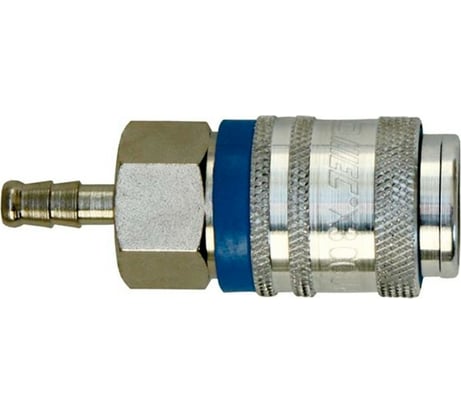 Пневморозетка быстроразъемная универсальная Х300 U с соединением под шланг типа "ёлочка" 10 мм WALCOM 10223U