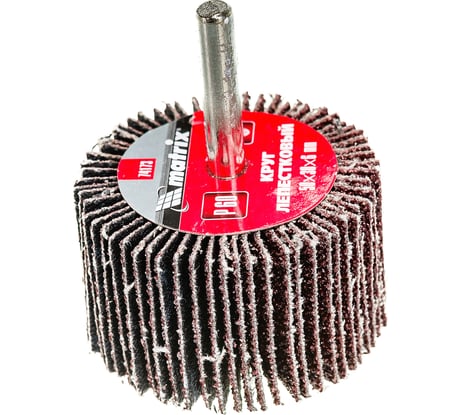 Круг лепестковый (50x30x6 мм; P60) для дрели MATRIX 74173