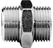 Переходник с двухсторонней цилиндрической наружной резьбой М 1/2" - М 1/2" WALCOM 14103