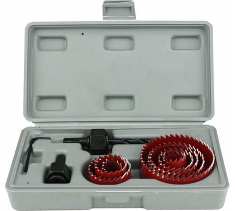 Набор коронок по дереву 19-67 мм (11 предметов) усиленный Diamond Industrial DIDKOLSET196711