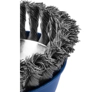 Кордщетка стальная витая для УШМ 125 мм грубая MONOGRAM 107-011