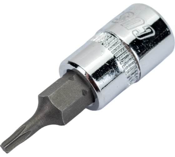 Головка торцевая со вставкой TORX (T8; 37 мм; 1/4") CUSTOR 4500837