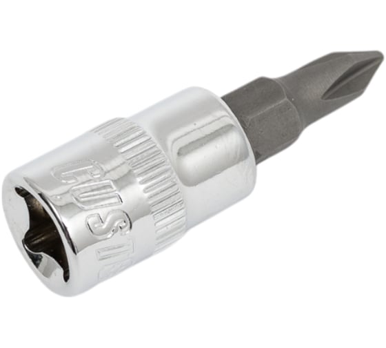 Головка торцевая со вставкой (PH1; 37 мм; 1/4") CUSTOR 4300137