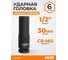 Головка торцевая глубокая ударная (30 мм; 1/2") CUSTOR DS-040300 2