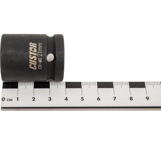 Головка торцевая ударная (21x38 мм; 1/2") CUSTOR RS-040210