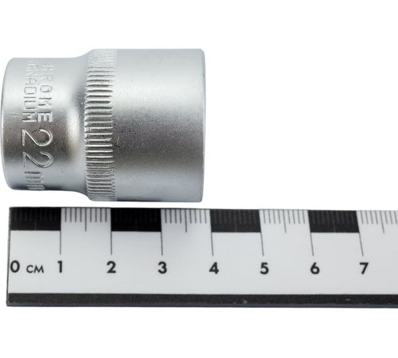 Головка 6-гранная РROFFI (22 мм; 1/2"; DIN3124; CrV) ABTOMTOOL 542022