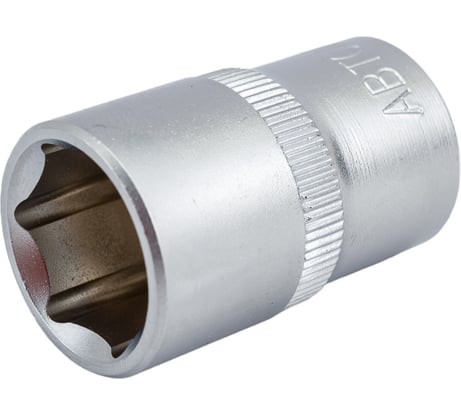 Головка 6-гранная РROFFI (17 мм; 1/2"; DIN3124; CrV) ABTOMTOOL 542017