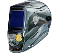 Маска сварщика FUBAG Хамелеон ULTIMA 5-13 Panoramic Silver, зона обзора 100х93 мм 992520.20