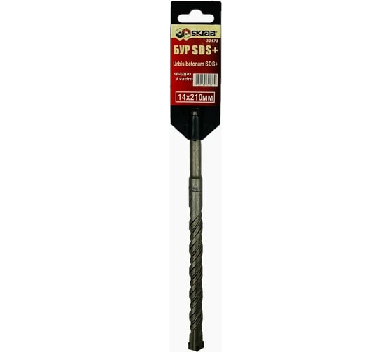 Сверло-бур (14х210 мм; SDS-plus) KW SKRAB 32173 1