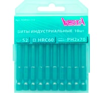 Биты ULTRAPROFI (10 шт; PH2; 70 мм) VERTA vup63-112