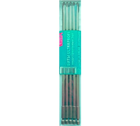 Биты ULTRAPROFI (5 шт; PH2; 250 мм) VERTA vup63-117 1
