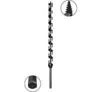 Сверло по дереву винтовое (24x460 мм; HEX) VIRA 552047