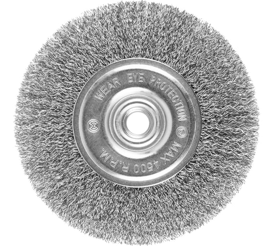 Кордщетка стальная плоская для УШМ 125 мм MONOGRAM 107-134