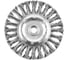 Кордщетка стальная плоская витая для УШМ 125 мм грубая MONOGRAM 107-042 1