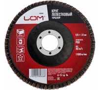 Круг лепестковый торцевой (125х22 мм; Р60) LOM 2580668