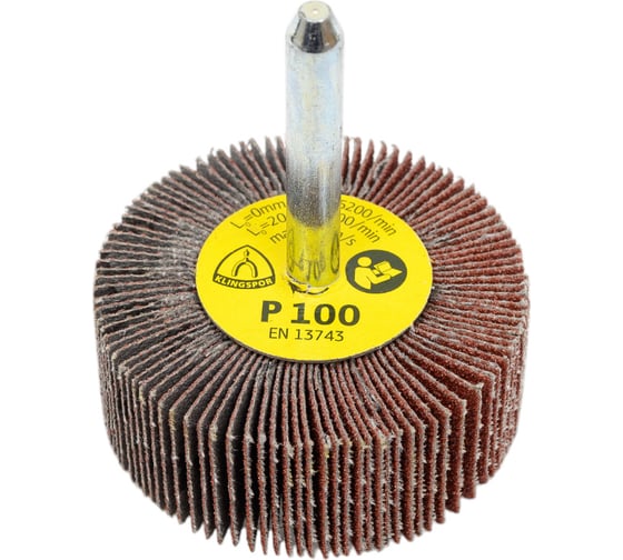 Лепестковая головка KM 613 50x20x6 мм, P100 Klingspor 12999