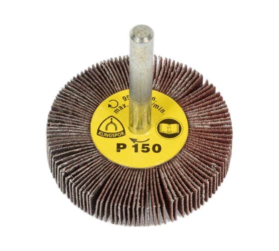 Головка лепестковая KM 613 50x10x6 мм, P150 Klingspor 12965