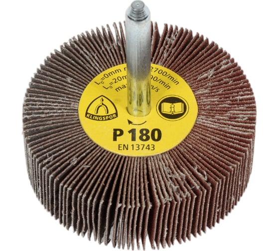 Лепестковая головка KM 613 60x50x6 мм, P180 Klingspor 13092 1