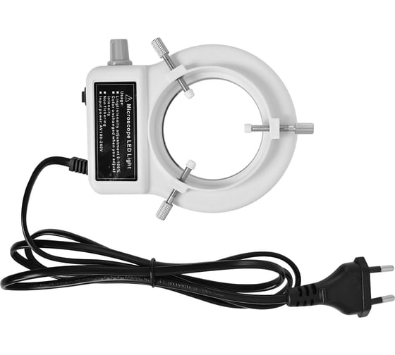Лампа для микроскопа кольцевая светодиодная (60LED) Kaisi М22738