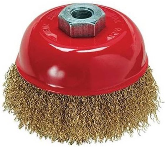 Щетка для УШМ "чашка" (мягкая проволока) 125 мм TOOLAS 00002799
