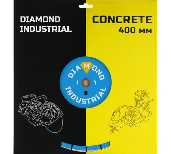 Диск алмазный сегментный по бетону, кирпичу, камню (400 х 10 х 25,4 мм) Diamond Industrial DIDC400