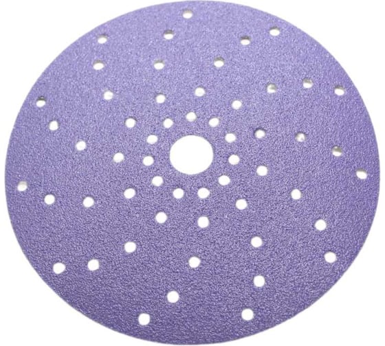 Абразивные круги PURPLE PAPER 150 мм, multiholes P120, 50 шт CERAMAX 1CRX0586 1