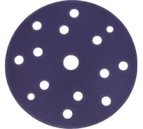 Абразивные круги 150 мм CERAMAX PURPLE PAPER 15 отверстий, P40, 50 шт. 1CRX1061