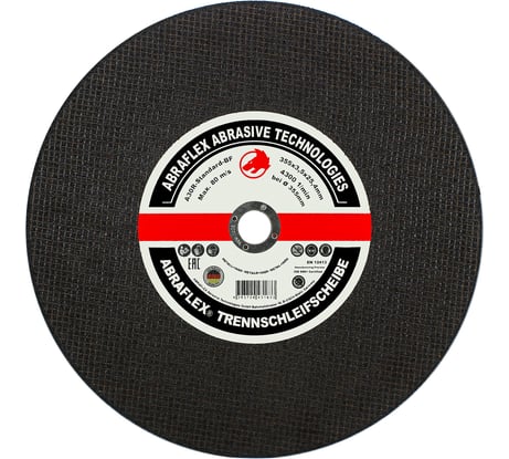 Круг отрезной по металлу (355x3,5x25.4 мм) Abraflex А355352540