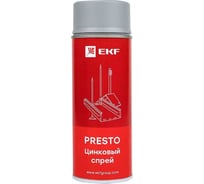 Спрей цинковый Presto 400 мл EKF lp-zinc