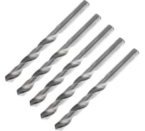 Сверло по металлу (5 шт; 9.5х130 мм; HSS; цилиндрический хвостовик) ТУНДРА 1119681