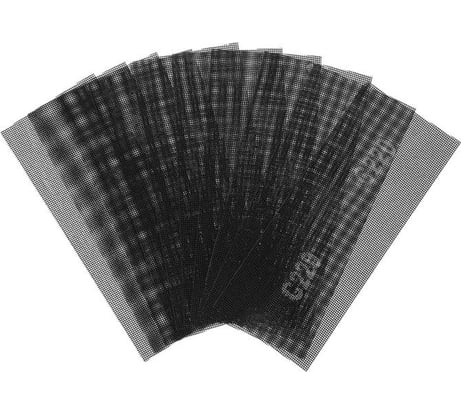 Сетка абразивная водостойкая (10 шт; 115х280 мм; Р220; корунд) ТУНДРА 4710214