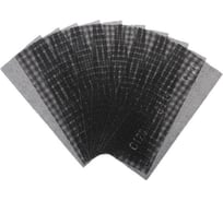 Сетка абразивная водостойкая (10 шт; 115х280 мм; Р120; корунд) ТУНДРА 1300832