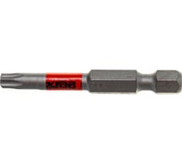 Биты торсионные красные (10 шт; T25; 50 мм) SKRAB 43638