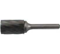 Бор-фреза твердосплавная цилиндрическая 6x16x6х65 мм, спиральная крупная насечка А06 16С06 CNIC 58165