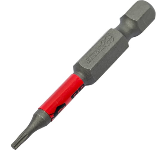 Биты торсионные красные TORX (10 шт; T6; 50 мм) SKRAB 43630