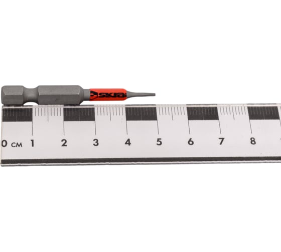 Биты торсионные красные TORX (10 шт; T5; 50 мм) SKRAB 43628