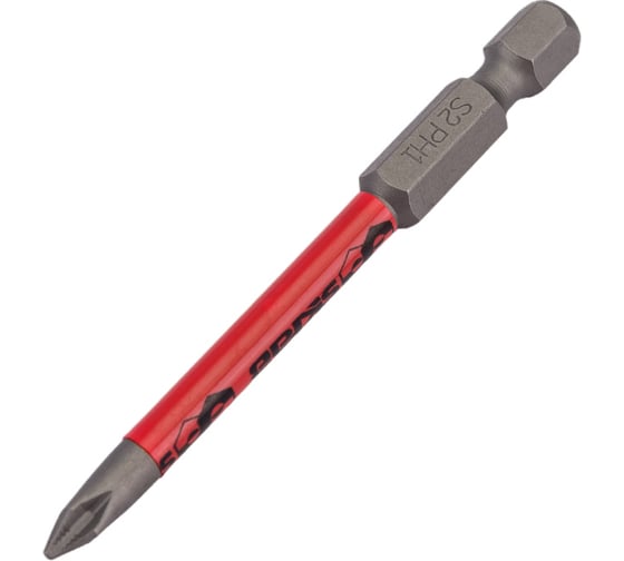 Биты торсионные красные (10 шт; PH1; 70 мм) SKRAB 43602