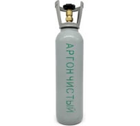 Баллон стальной бесшовный 10 л, 200 атм, серый Газ За Час 1010