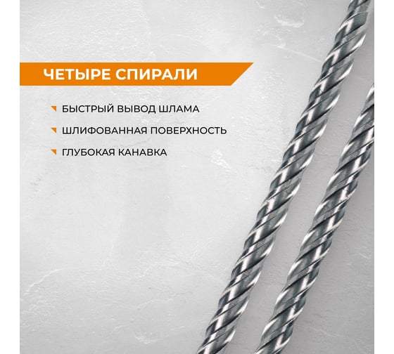 Бур по бетону SDS-Plus 5x110 мм Quadro-X by RAGE VIRA  566511