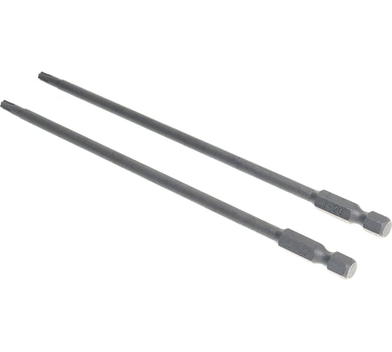 Биты антивандальные с отверстием TORX (2 шт; T20H; 150 мм) SKRAB 43503